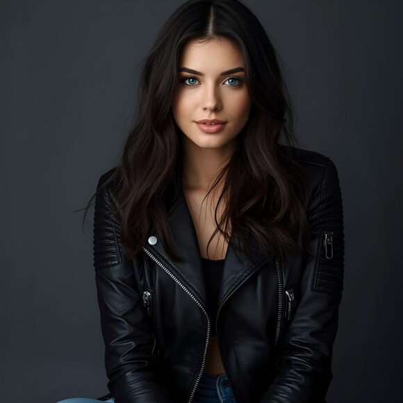 Zara TRF 100% Sheepskin Leather Jacket - Picture 2 of 9